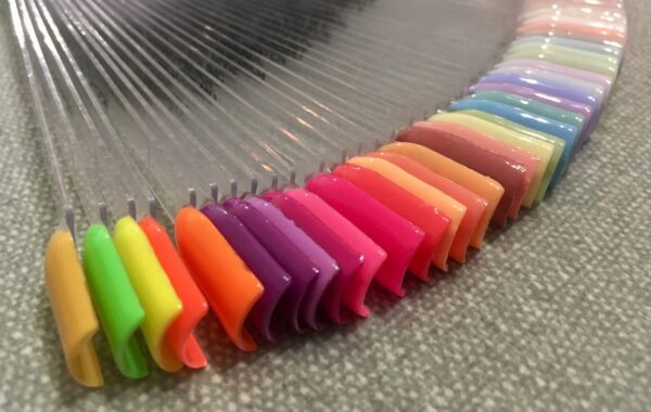 Colors palette nail polish, set of colour nail polish, manicure